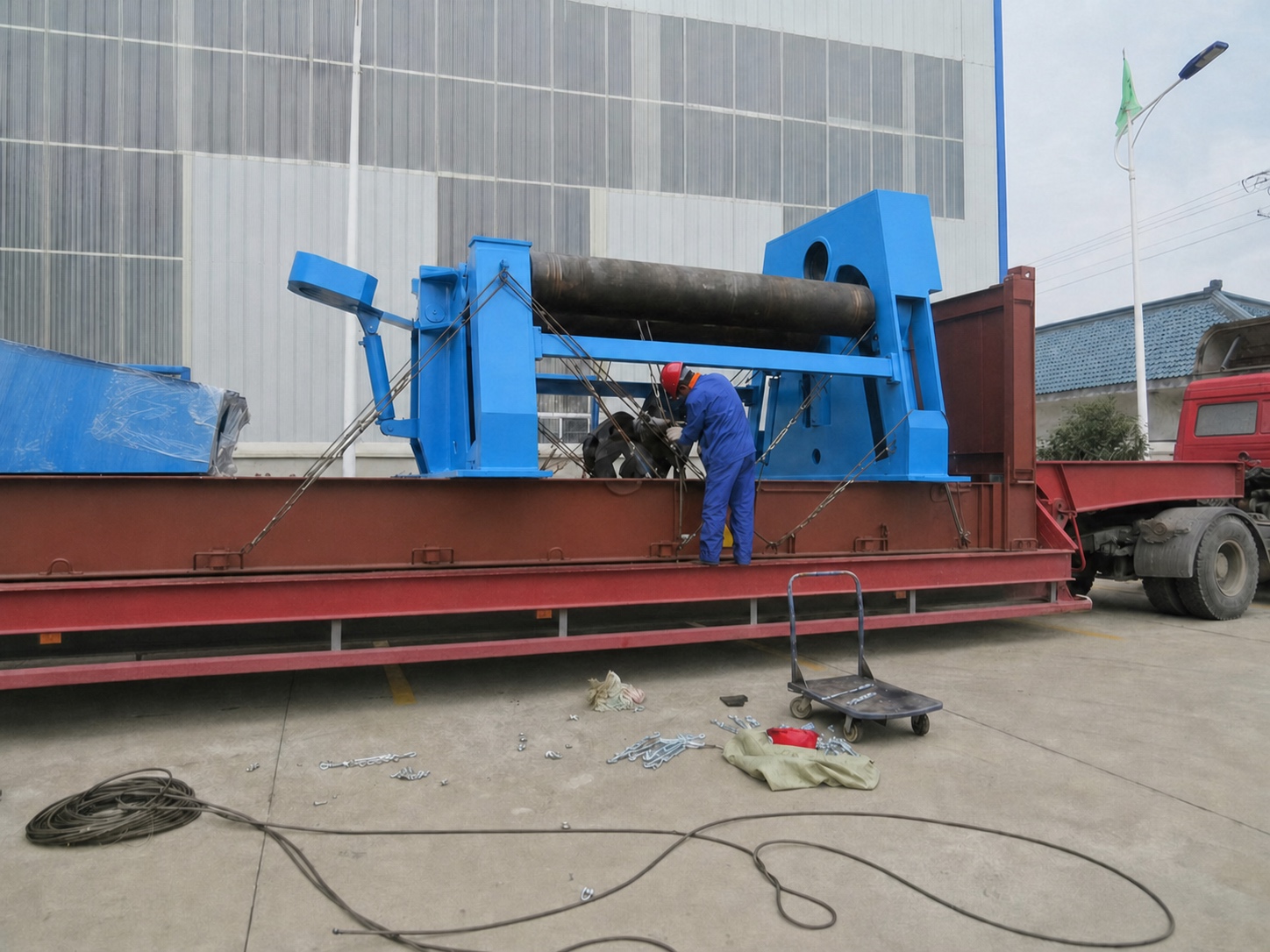 Четырёхвалковые вальцы ROLL W12-25×2500 тяжёлого исполнения