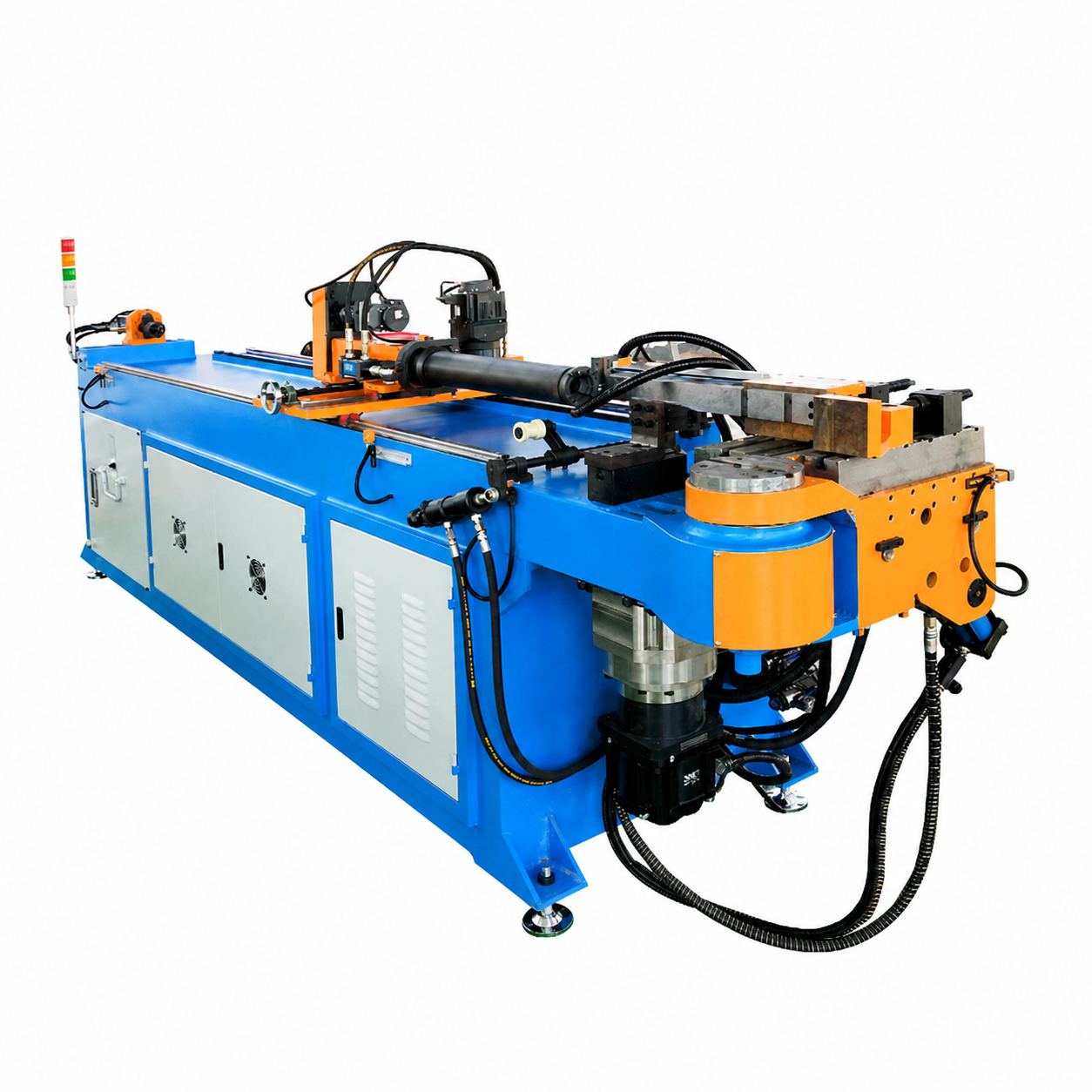 Трёхосевой сервотрубогиб DW38CNC-3A-1S для мебельных деталей