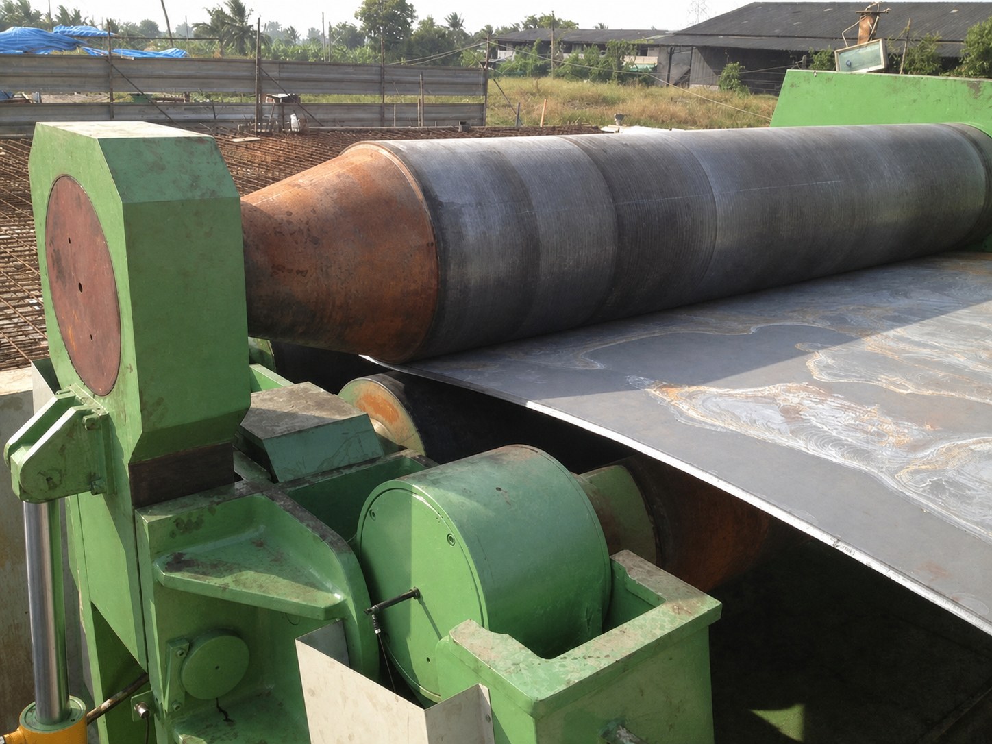 Четырёхвалковые вальцы ROLL W12-25×2500 тяжёлого исполнения