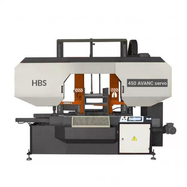 Автоматический двухколонный ленточнопильный станок HBS-450AV ANC servo