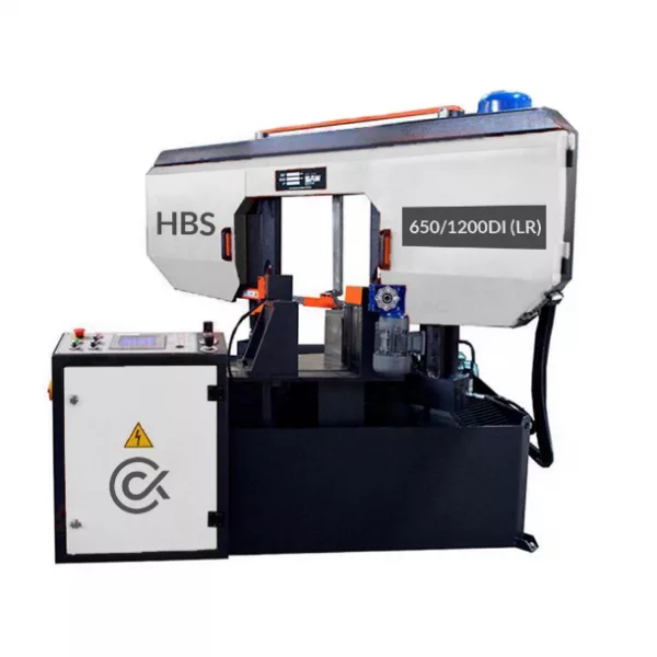 Двухколонный полуавтоматический ленточнопильный станок HBS-650/1200DI (LR)